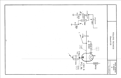 Ch= K-33 ; TeleSprint marca - (ID = 2508043) Fernseh-E