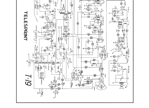 T-19; TeleSprint marca - (ID = 2254018) Televisore