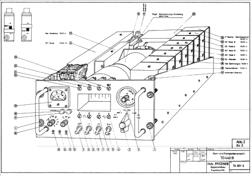 Fernschreiber-Tastgerät TG440B; Teletron-Pfitzner, (ID = 711915) Morse+TTY