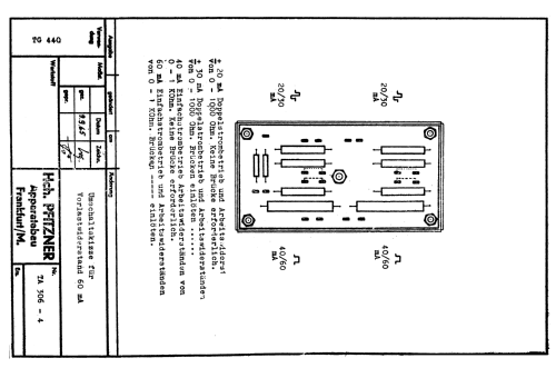 Fernschreiber-Tastgerät TG440B; Teletron-Pfitzner, (ID = 719226) Morse+TTY