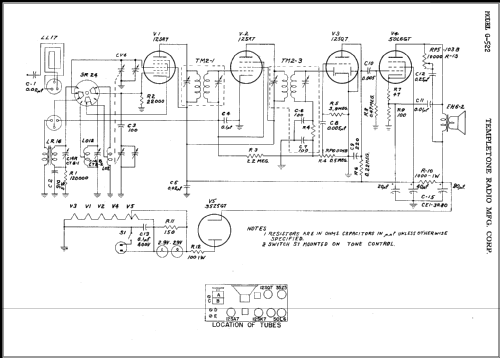 G-522 ; Templetone Radio Mfg (ID = 365710) Radio