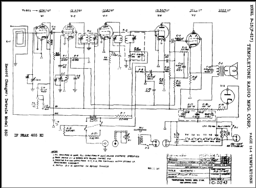 F-617 ; Templetone Radio Mfg (ID = 487385) Radio