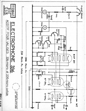 Électrophone 336 Ch= Eco; Teppaz; Lyon (ID = 2756175) R-Player