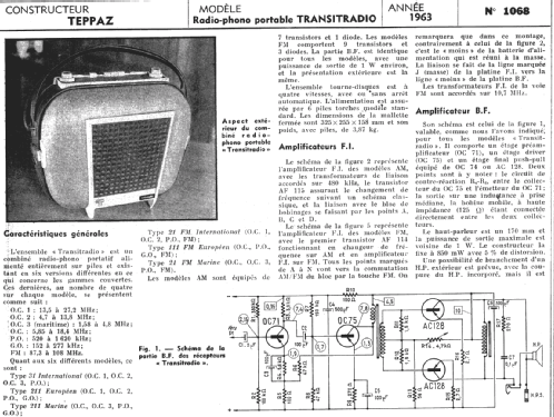 Transitradio 211 ; Teppaz; Lyon (ID = 290491) Radio