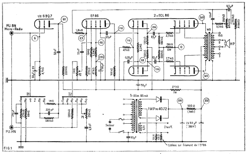 Amplificateur Hi-Fi 8W R8; Teral; Paris (ID = 2750140) Ampl/Mixer
