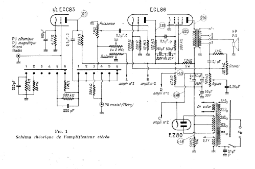 Amplificateur Stéréophonique R66; Teral; Paris (ID = 2749273) Ampl/Mixer