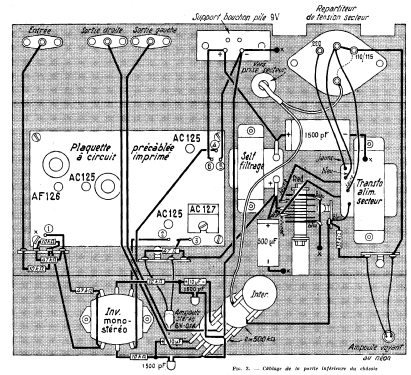 Décodeur stéréophonique FM multiplex à transistors ; Teral; Paris (ID = 2996404) mod-past25