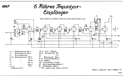 6-Röhren-Tropadyne ; Tesig; Wien (ID = 1495031) Radio