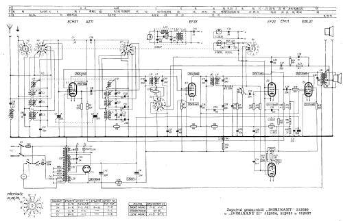 Dominant II 512035; Tesla; Praha, (ID = 97602) Radio