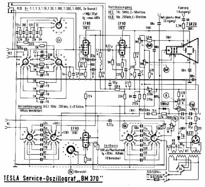 Service Oszilloskop BM370; Tesla; Praha, (ID = 510256) Equipment