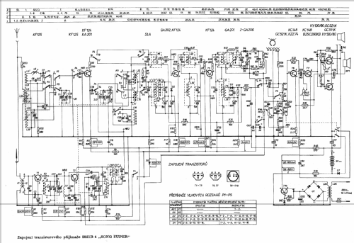 Song Super 2827B-4; Tesla; Praha, (ID = 167425) Radio