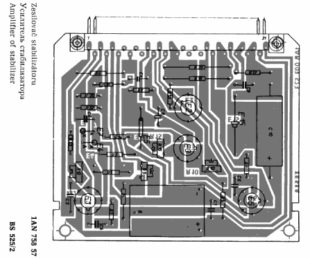 Stabilized Power Supply BS525; Tesla; Praha, (ID = 484212) Equipment