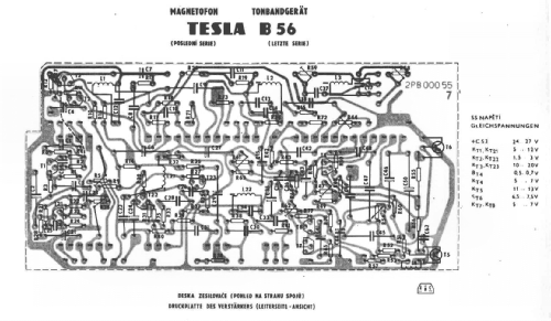 Stereo-Magnetbandgerät B 56; Tesla; Praha, (ID = 461039) Ton-Bild