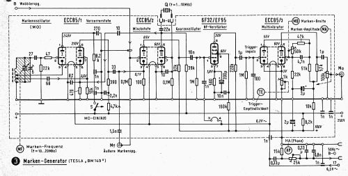 Sweep Frequency Generator BM419; Tesla; Praha, (ID = 711120) Equipment