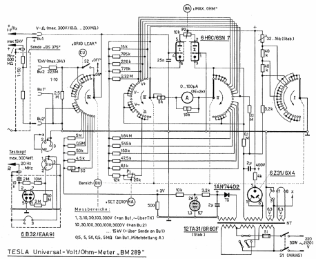 Voltohmmeter BM-289; Tesla; Praha, (ID = 714984) Equipment