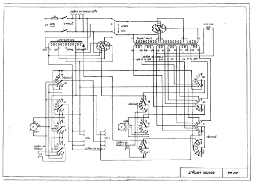 AC Power Supply BM207; Tesla; Praha, (ID = 2548208) A-courant