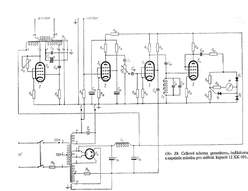 Capacitance bridge 12XK001; Tesla; Praha, (ID = 2058547) Equipment