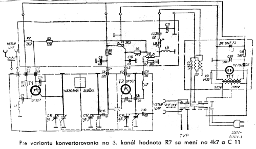 UHF-Konvertor 4952 A-d; Tesla; Praha, (ID = 1992706) Converter