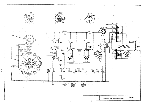 NF-Millivoltmeter BM210; Tesla; Praha, (ID = 2548209) Equipment