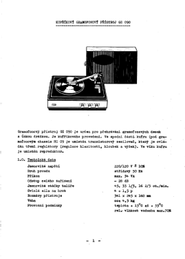 Supraphon GZ090; Tesla; Praha, (ID = 2959022) Reg-Riprod