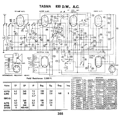 Tasma 830; Thom & Smith Pty. (ID = 816885) Radio