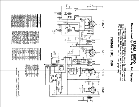 Tasma 1526; Thom & Smith Pty. (ID = 1232302) Radio