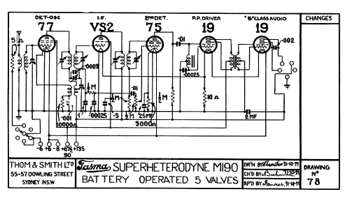 Chevron 190 ; Thom & Smith Pty. (ID = 3030334) Radio