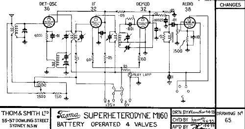 M160; Thom & Smith Pty. (ID = 1846474) Radio