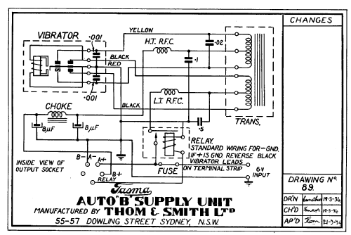 Tasma M210; Thom & Smith Pty. (ID = 1999065) Car Radio