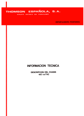 16C1 Ch= 16C1; Thomson Española S.A (ID = 2870200) Television