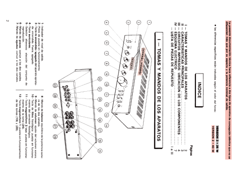 Amplificador Estereofónico A-2501; Thomson Española S.A (ID = 2482649) Verst/Mix