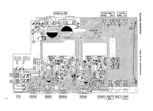 Amplificador Estereofónico A-4001; Thomson Española S.A (ID = 2482696) Ampl/Mixer