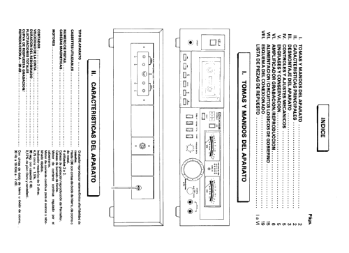 Cassette Deck Estereofónico CD-303; Thomson Española S.A (ID = 2481448) R-Player