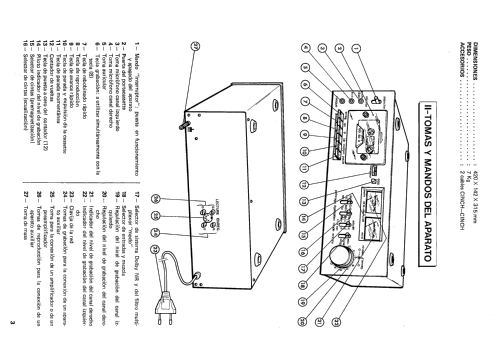 Cassette Deck Estereofónico PC-801; Thomson Española S.A (ID = 2479780) Ton-Bild