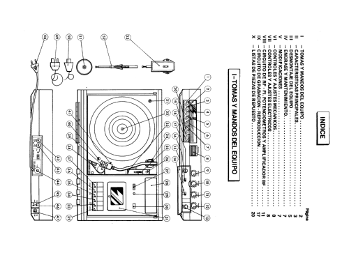 Compacto Estereofónico AC-1001; Thomson Española S.A (ID = 2483955) Radio