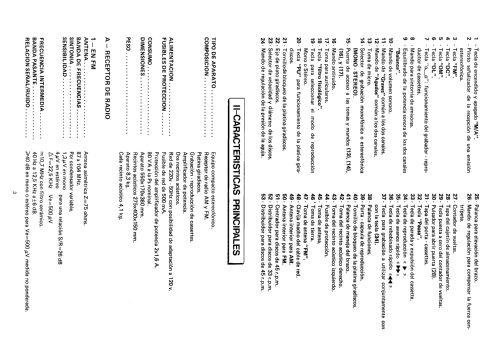 Compacto Estereofónico AC-1001; Thomson Española S.A (ID = 2483956) Radio