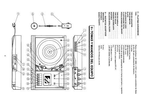 Compacto Estereofónico TC-1001; Thomson Española S.A (ID = 2485987) R-Player