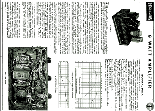 8 Watt Amplifier ; Thordarson Electric (ID = 834665) Ampl/Mixer