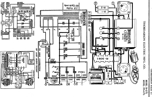 PP171; Thordarson Electric (ID = 716382) Ampl/Mixer