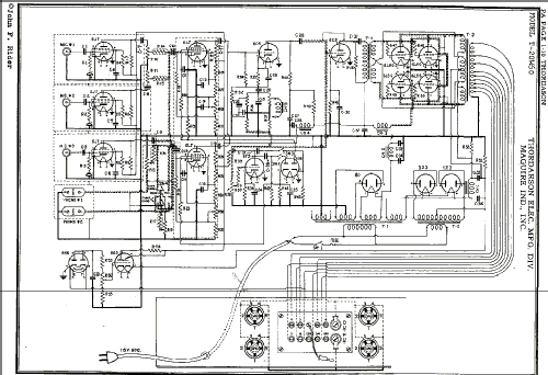 T-20W60 ; Thordarson Electric (ID = 834551) Ampl/Mixer