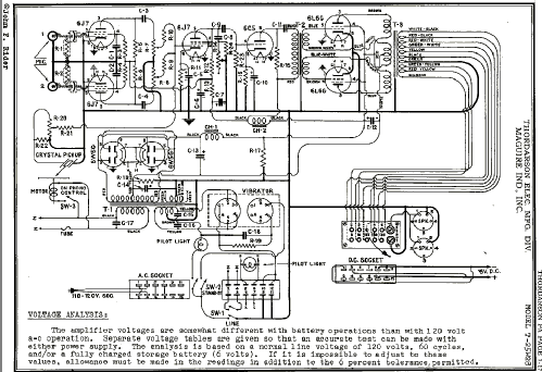 T-25W28 ; Thordarson Electric (ID = 837101) Ampl/Mixer