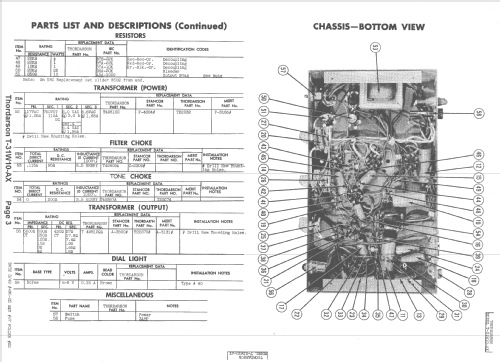 T-31W10-AX ; Thordarson Electric (ID = 1509693) Ampl/Mixer