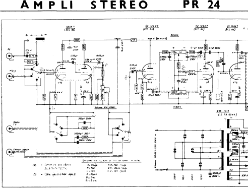 Stereo-Verstärker PR24 ; Thorens SA; St. (ID = 594235) Verst/Mix