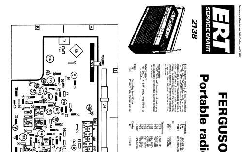 Ferguson 3187; Thorn Electrical (ID = 1335348) Radio