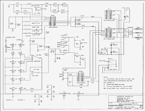 FET-9 Stereo Preamplifier Ampl/Mixer Threshold Corporation ...