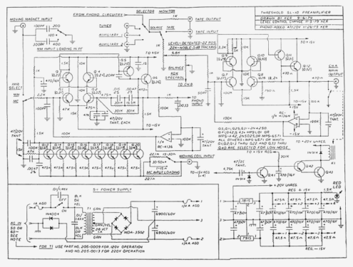 Stereo Preamplifier SL10; Threshold (ID = 1885727) Ampl/Mixer