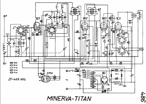 Musikschrank 486; Titan AG; Zürich (ID = 24124) Radio