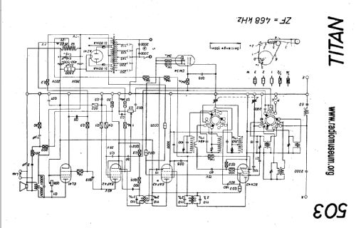 Tischkombi 503; Titan AG; Zürich (ID = 20892) Radio