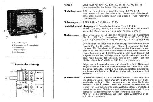 Tischkombi 503; Titan AG; Zürich (ID = 20893) Radio