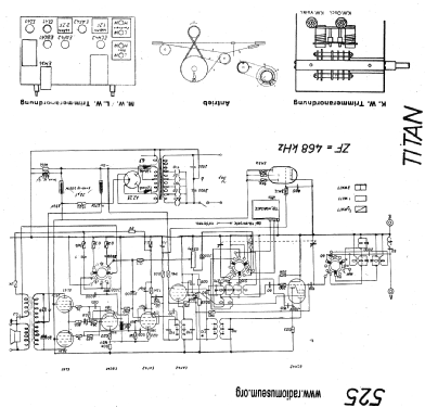 Tischkombi 525; Titan AG; Zürich (ID = 20884) Radio